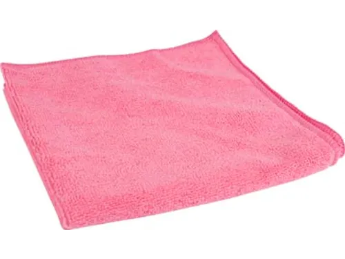 Microvezeldoek 40x40cm roze, pak van 10 stuks