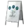 Essence stoepbord, uit aluminium, ft A1