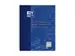 Collegeblok Oxford muziek A4+ 4-gaats 50vel blauw