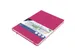 Schetsboek Kangaro A4 hot pink PU HC 80 vel 140gr roomwit met elastiek