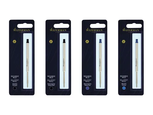 Balpenvulling Waterman medium blauw blister à 1 stuk