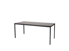 Domino Basic Tafel Vaste Hoogte 1800x800mm Logan Eiken Zwart 4-Poots