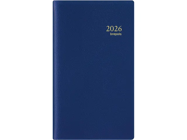 agenda Interplan Genova 6-talig, blauw, 2026