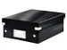 Sorteerbox WOW Click & Store 220x100x282mm zwart 84% gerecycled karton