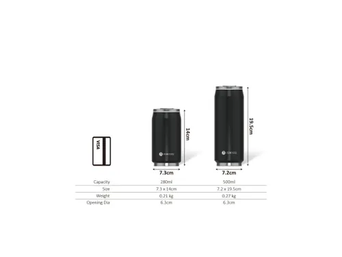 Thermosbeker Les Artistes Paris blik 280ml Happy Snoopy met rietje