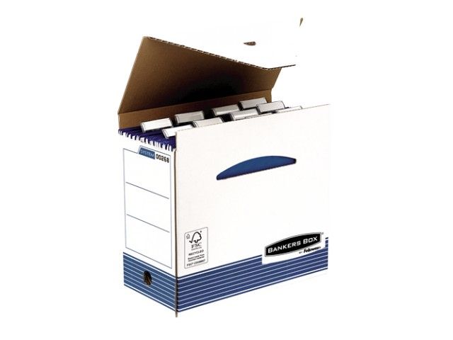 Bankers Box Hangmappen Archiefdoos A4 System Blauw Discountofficenl