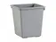 Vierkant Tapse Papierbak 27 Liter Grijs