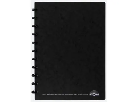 Atoma Meetingbook, Ft A4, Zwart, Geruit 5mm