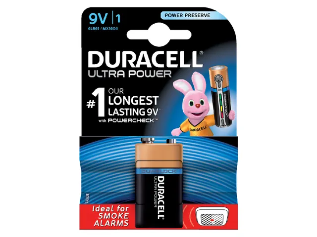 Batterij Duracell Ultra Power 1x9Volt MX1604