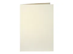 Correspondentiekaart Papicolor dubbel 105x148mm metallic ivoor pak 6 s