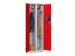 armoire à linge,HxlxP 1800x600x500mm,RAL7035,face avant RAL3000