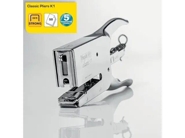 Rapid 1DX Niettang 50 Vel 24/6-8 Chroom Professioneel