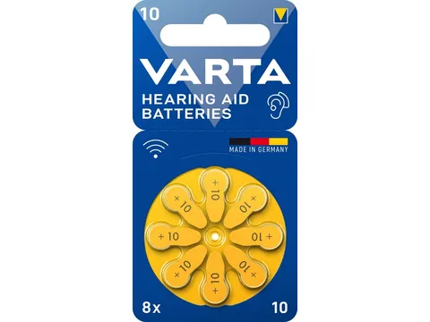 Batterij VARTA hoortoestel 8x 10