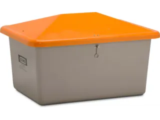 Strooigoedbak Gvk 1100L Hxbxd 1010X1630X1210Mm Grijs/oranje - 2