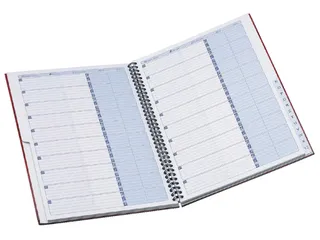 Adresboek Oxford Essentials A5 72vel dubbelspiraal assorti - 3