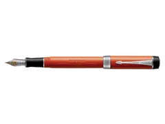 Vulpen Parker Duofold Classic Vintage big red lacquer 18k CT medium