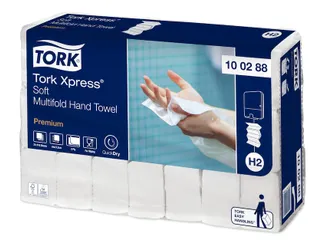 Tork 100288 Xpress Handdoek Premium H2 Intergevouwen Soft 2-laags - 8