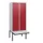 locker met bank,HxBxD 1950x800x815mm,2vak,vak B 400mm,draaigrendel