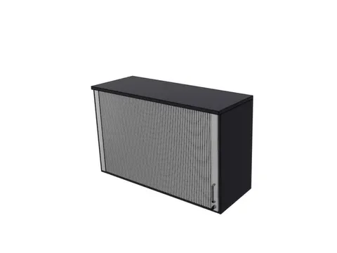 opzetkast,v. roldeurkast,HxBxD 740x1200x445mm,roldeur,CC-zwart