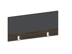 baliepaneel bureau aanbouw achter bruin hickory BN8010-antraciet 1000m