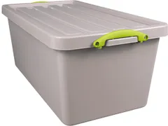 Recycled opbergdoos 82 Liter Grijs Stapelbaar
