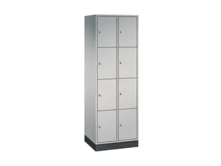 lockerkast,HxBxD 1950x620x500mm,2x4vakken,cil.-slot,sokkel - 2