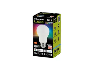 Ledlamp Integral E27 2700-6500K Smart RGBW 8.5W 806lumen - 3