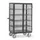 kastwagen,draagverm. 750kg,5etage(s),laadvl. LxB 1200x780mm,houtplaat