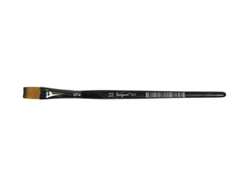 Penseel Kangaro Serie 341 plat Nr. 12 synthetisch doos 6 stuks