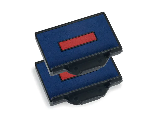 Stempelkussen Trodat Professional 6/53/2 2 stuks blauw en rood