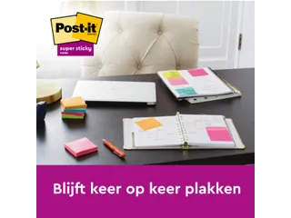 Memoblok Post-it 3M Z-Notes R330 Super Sticky 76x76mm Carnival - 6