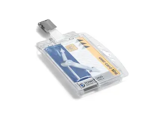 Durable Badge Dubbelbox Voor Bedrijfspassen 54x85mm - 4