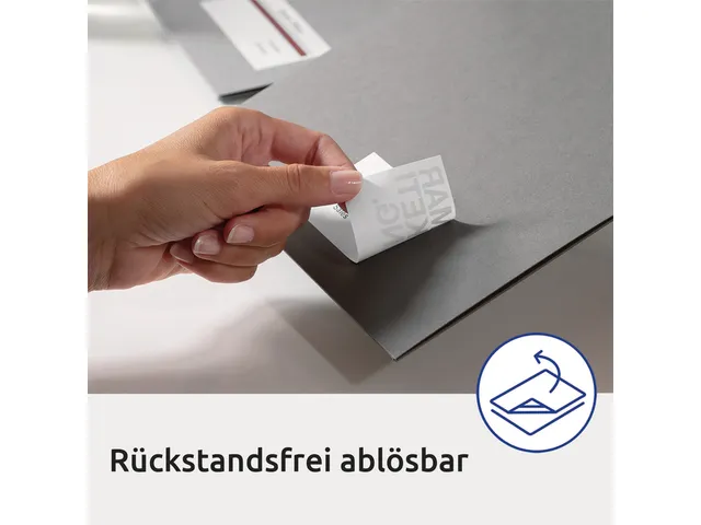 Etiket Avery Zweckform L6031REV-25 96x16.9mm afneembaar Wit 800 stuks