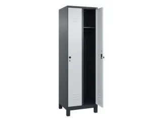 locker,HxBxD 1950x600x500mm,2vak,vak B 300mm,draaigrendel,voeten - 2