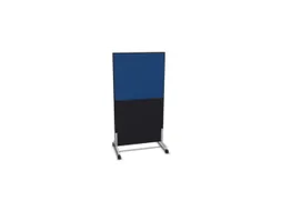 scheidingswand,HxB 1545x800mm,CC-zwart,BN6016-blauw