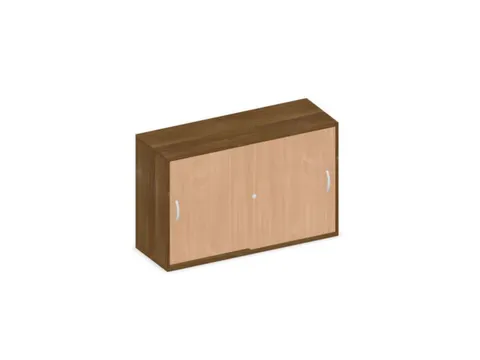 Schuifdeurkast 770x1200x430mm Romp Noten Decor Front Beuken