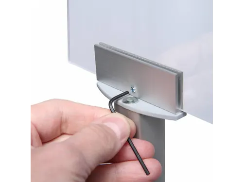 Infostandaard Design Slim Display A4 Zilver