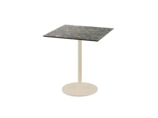 bistrotafel,HxBxD 730x700x700mm,rechthoekig,schotelvoet zandkleuren - 1