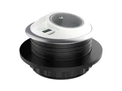 Desktop stekkerdoos Power PixelTUF 1x Penaarde +USB A/C 25W Wit