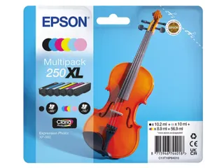 C13T16P84010 Epson 250XL XP Claria Photo HD-inkt 6 kleuren 4200 pag. - 1