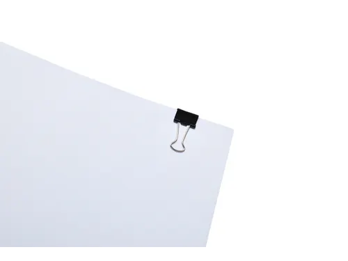 Papierklem MAUL 215 foldback 13mm capaciteit 4mm zwart 12 stuks