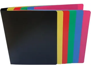 ringmap, voor ft A4, uit PP, 2 ringen van 25mm, geassorteerde kl - 4