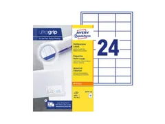 Etiket Avery Zweckform 3475-200 70x36mm wit 4800stuks