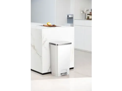 Hana 2 Pedaalemmer 45 liter Wit