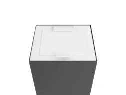 V-Part Top met klepdeksel voor Modulaire Afvalbak 85 en 90 L Wit