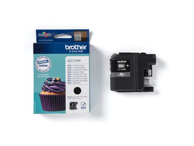 Inktcartridge Brother LC-123BK zwart