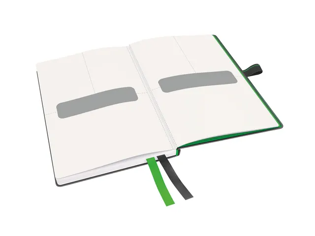Notitieboek Leitz Complete A6 lijn 160 pagina's 100gr zwart