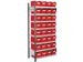 bac à bec,rayonnage suivant,HxlxP 2000x1000x400mm,32bacs PE