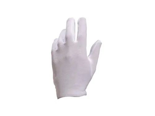 Delta Plus COB40 katoenen handschoenen, wit, maat 9, 12 paar