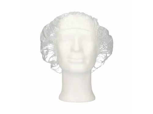 Douche cap PE transparant 52 cm 100 stuks